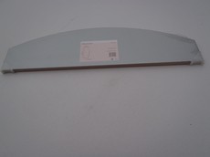 Dřevěná polička Modular 750x200x18 stříbrná oblá